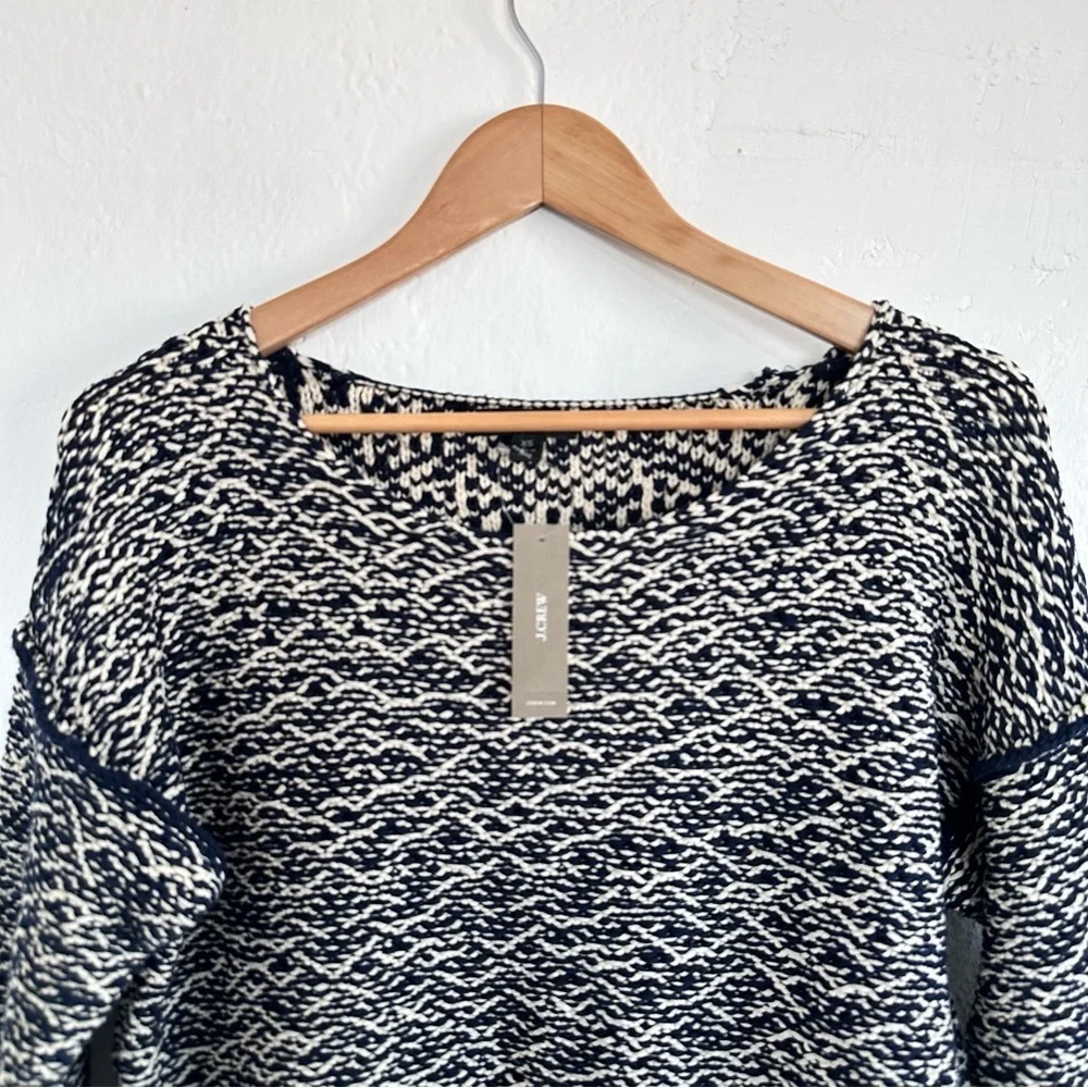 NEW NWT J. Crew Wide Neck Knit Sweater
